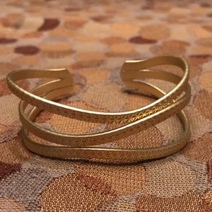 Lia Sophia gold tone cuff